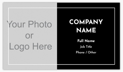 Design Preview for  Matte Business Cards Templates, Standard (3.5" x 2")