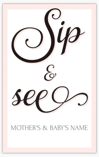 Design Preview for Design Gallery: Baby Shower Vinyl Banners, 76 x 122 cm