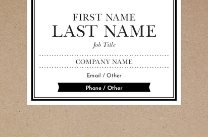 Design Preview for Design Gallery: Retro & Vintage Natural Uncoated Business Cards