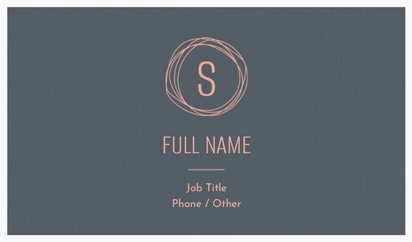 Design Preview for Design Gallery: Art & Entertainment Natural Textured Business Cards
