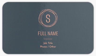 Design Preview for Illustration Rounded Corner Business Cards Templates, Standard (3.5" x 2")
