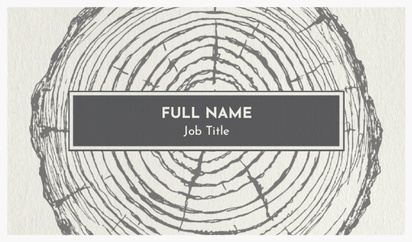 Design Preview for Design Gallery: Retro & Vintage Natural Textured Business Cards