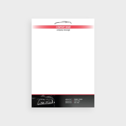 Design Preview for Design Gallery: Automotive & Transportation Letterheads