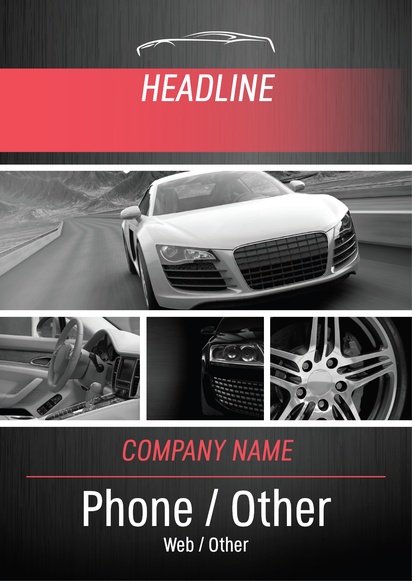 Design Preview for Design Gallery: Auto Dealers Posters, A3 (297 x 420 mm) 