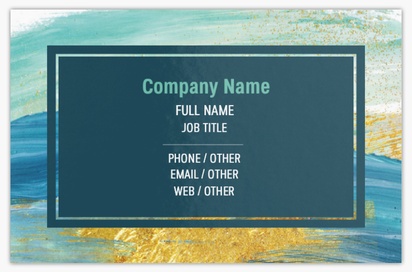 Design Preview for Design Gallery: Fun & Whimsical Metallic Business Cards