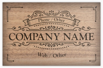 Design Preview for Design Gallery: Carpentry & Woodworking Ultra-Thick Business Cards, Standard (85 x 55 mm)