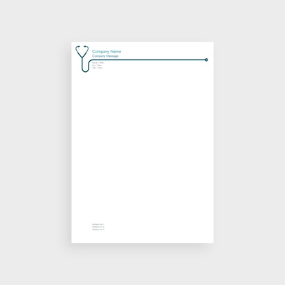 Design Preview for Design Gallery: Health & Wellness Bulk Letterheads