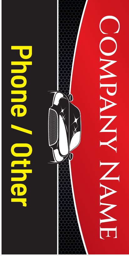 Design Preview for Design Gallery: Automotive & Transportation Vinyl Banners, 25 x 50 cm