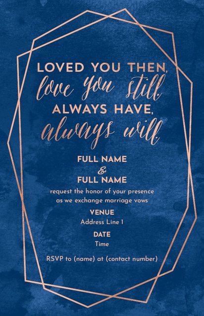 Design Preview for Wedding Invitation: Templates and Designs, Flat 11.7 x 18.2 cm
