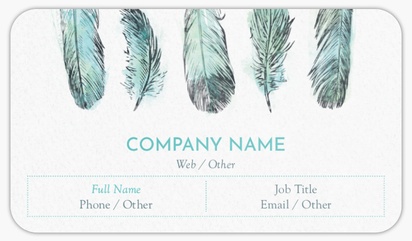 Design Preview for Beauty Consulting & Pampering Rounded Corner Business Cards Templates, Standard (3.5" x 2")