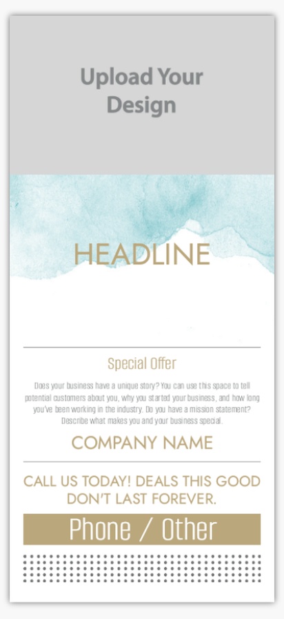 Design Preview for Design Gallery: Business Services Rate Cards