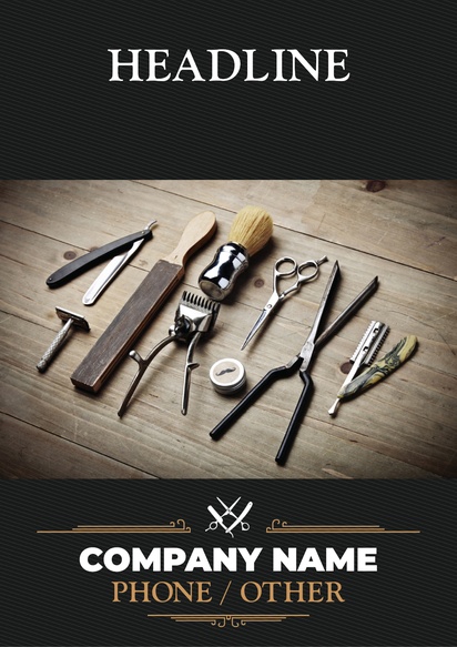 Design Preview for Design Gallery: Barbers Posters, A1 (594 x 841 mm) 