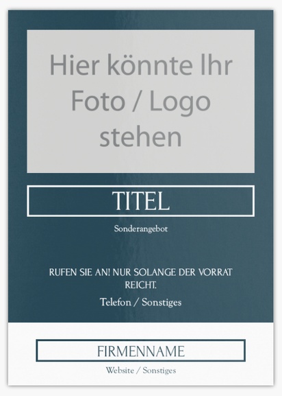 Designvorschau für Designgalerie: Flyer und Falzflyer Recht, öffentliche Sicherheit & Politik,  Ohne Falz A6 (105 x 148 mm)