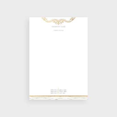 Design Preview for Design Gallery: Retail & Sales Letterheads