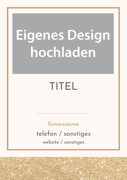 Designvorschau für Designgalerie: Plakate Elegant, B2 (500 x 707 mm) 