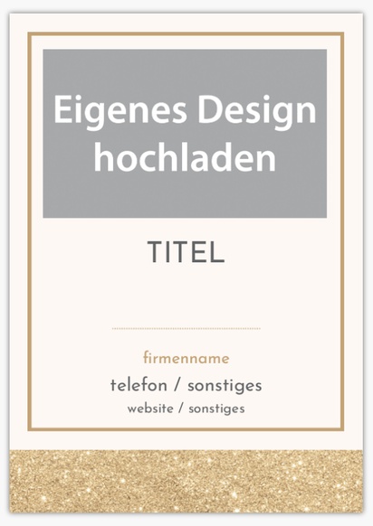 Designvorschau für Designgalerie: Werbeschilder aus Kunststoff Elegant, B2 (500 x 707 mm)