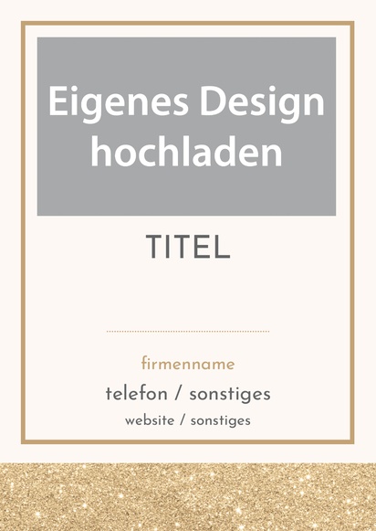 Designvorschau für Designgalerie: Plakate Elegant, A3 (297 x 420 mm) 
