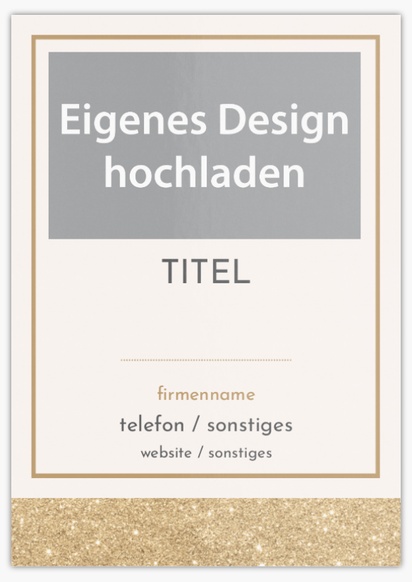 Designvorschau für Flyer-Vorlagen und Designs,  Ohne Falz A3 (297 x 420 mm)