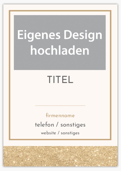 Designvorschau für Designgalerie: Werbeschilder aus Kunststoff Elegant, A3 (297 x 420mm)