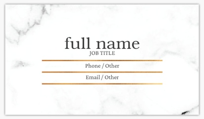 Design Preview for Elegant Ultra Thick Business Cards Templates