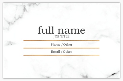 Design Preview for Design Gallery: Conservative Soft Touch Business Cards