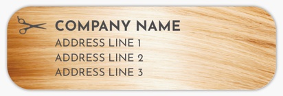Design Preview for Design Gallery: Hair Salons Return Address Labels