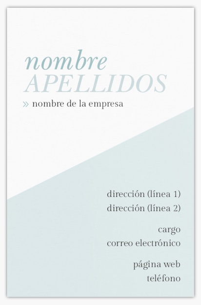 Vista previa del diseño de Galería de diseños de tarjetas de visita extragruesas para minimalista, Standard (85 x 55 mm)