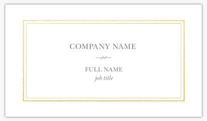 Design Preview for Conservative Soft Touch Business Cards Templates, Standard (3.5" x 2")