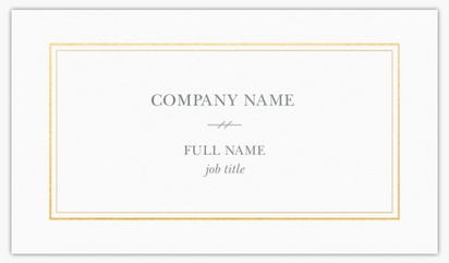 Design Preview for Design Gallery: Finance & Insurance Standard Visiting Cards