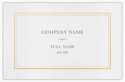 Design Preview for Design Gallery: Elegant Natural Uncoated Business Cards