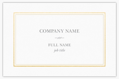 Design Preview for Design Gallery: Business Services Metallic Business Cards