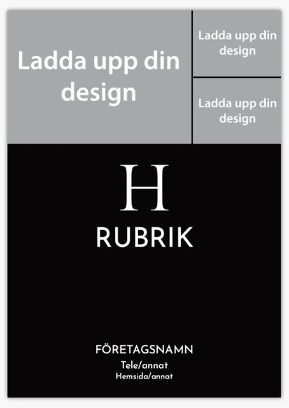 Förhandsgranskning av design för Designgalleri: Utomhusaffischer, B2 (500 x 707 mm) 