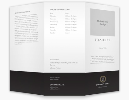 Design Preview for Design Gallery: Finance & Insurance Custom Brochures, 8.5" x 11" Tri-fold