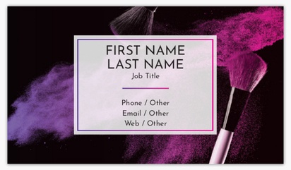 Design Preview for Design Gallery: Cosmetics & Perfume Matte Visiting Cards, Standard (89 x 51 mm)