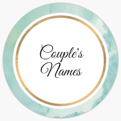 Design Preview for Templates for Wedding Events Sheet Stickers 