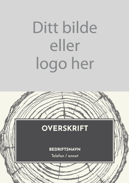 Forhåndsvisning av design for Designgalleri: Treskjæring Flyere og brosjyrer,  Ikke foldet A5 (148 x 210 mm)