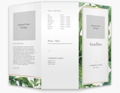 Design Preview for Design Gallery: Health & Wellness Custom Brochures, 8.5" x 11" Tri-fold