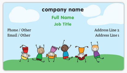 Design Preview for Design Gallery: Elementary Schools Business Card Stickers