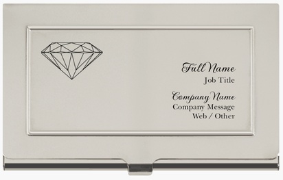 Design Preview for  Engraved Business Card Holder Templates