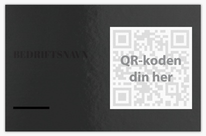 Forhåndsvisning av design for Designgalleri: Kultur og underholdning Svært tykke visittkort, Standard (85 x 55 mm)