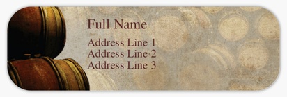 Design Preview for Design Gallery: Beer, Wine & Spirits Return Address Labels