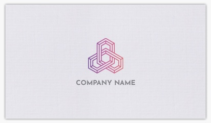 Design Preview for Technology Linen Business Cards Templates, Standard (3.5" x 2")