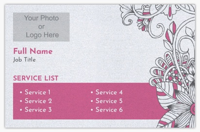 Design Preview for Design Gallery: Weight Loss Consultant Pearl Business Cards