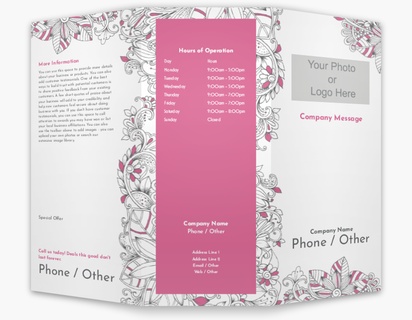 Design Preview for Design Gallery: Weight Loss Consultant Custom Brochures, 8.5" x 11" Tri-fold