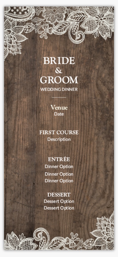 A a woodgrain gray brown design for Wedding
