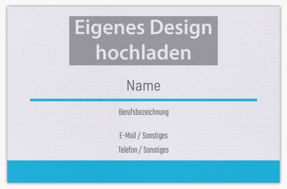 Designvorschau für Designgalerie: Leinen-Visitenkarten Modern & Einfach