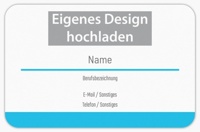 Designvorschau für Designgalerie: Visitenkarten mit abgerundeten Ecken Modern & Einfach, Abgerundet Standard (85 x 55 mm)