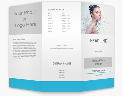 Design Preview for Skin Care Custom Brochures Templates, 8.5" x 11" Tri-fold