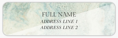 Design Preview for Templates for Travel & Accommodation Return Address Labels 