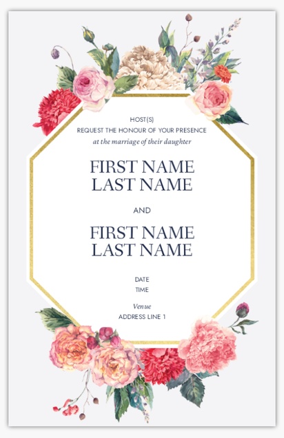 Design Preview for Party Invitation Designs and Templates, 12.7 x 17.8 cm
